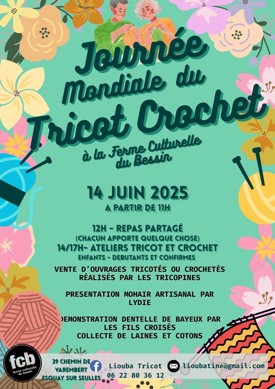 Journée Mondiale du Tricot 2025 à Esquay-sur-Seulles (14)